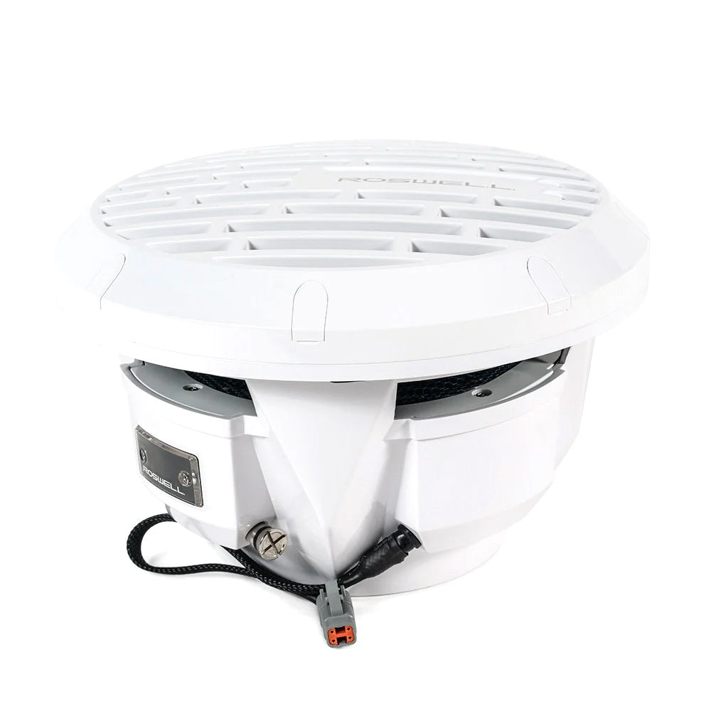 Roswell R1 10" Subwoofer - White - 250W RMS 500W Peak Power