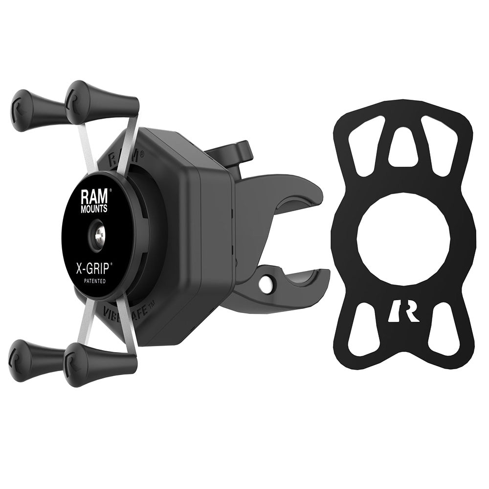 RAM Mount RAM X-Grip Phone Mount w/Vibe-Safe Small Tough-Claw
