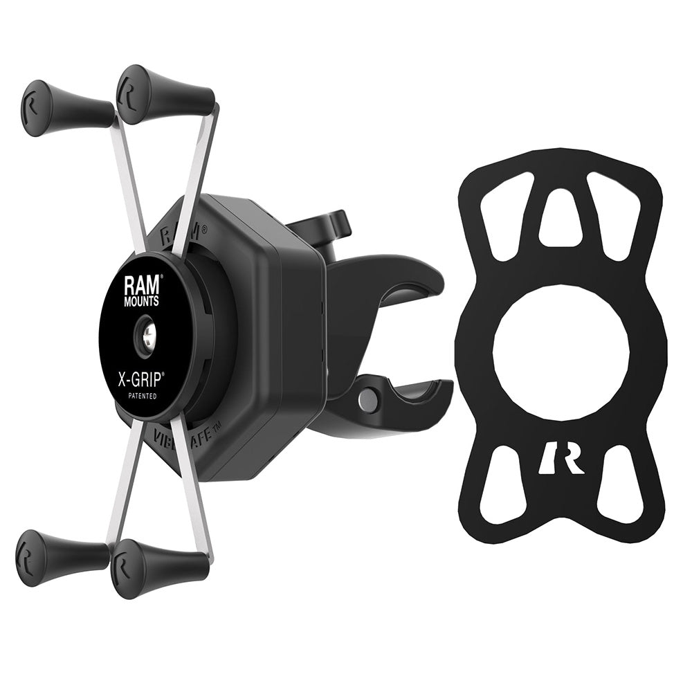 RAM Mount RAM X-Grip Large Phone Mount w/Vibe-Safe Small Tough-Claw
