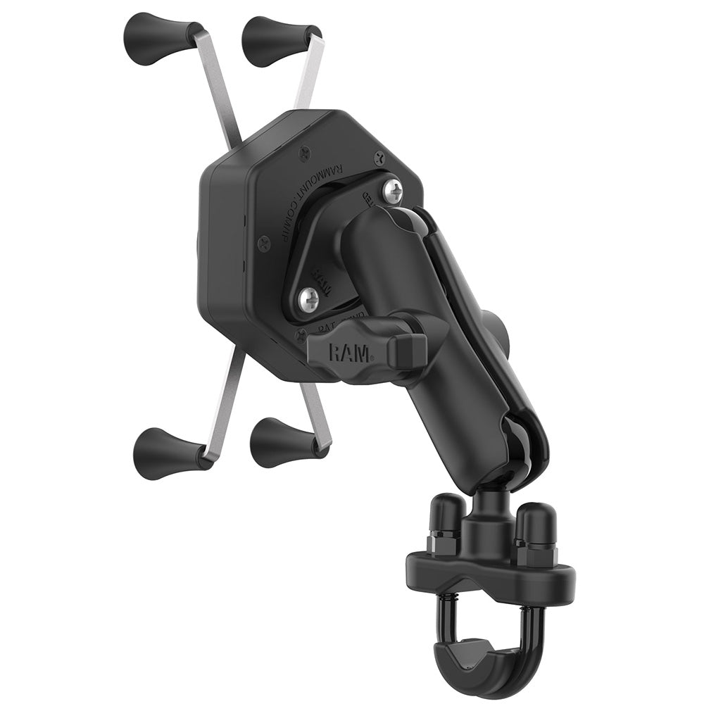 RAM Mount RAM X-Grip Large Phone Mount w/Vibe-Safe U-Bolt Base - Medium