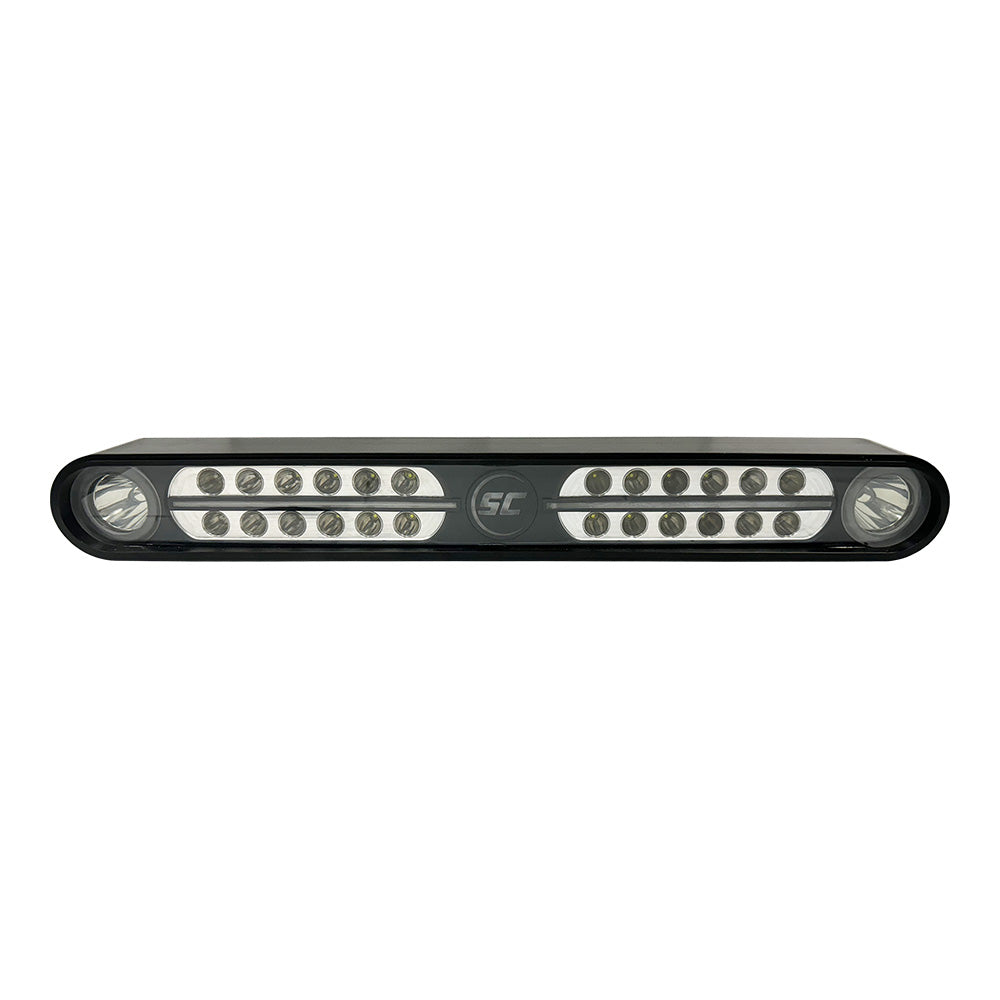 Shadow-Caster Eagle Ray LED Light Bar - Black Housing Dual Optics