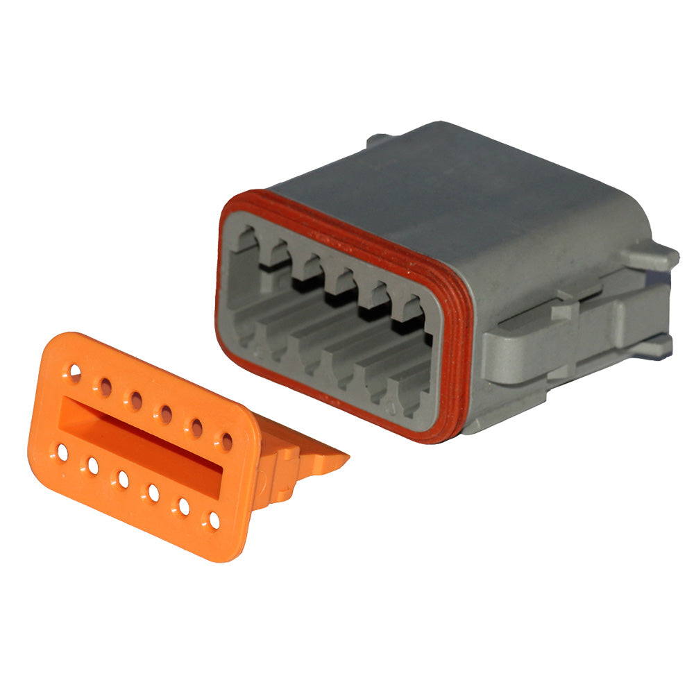 Pacer Deutsch DT Plug Wedge Lock Kit - 12 Position - 5 Pack
