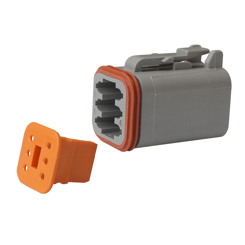 Pacer Deutsch DT Plug Wedge Lock Kit - 6 Position - 5 Pack