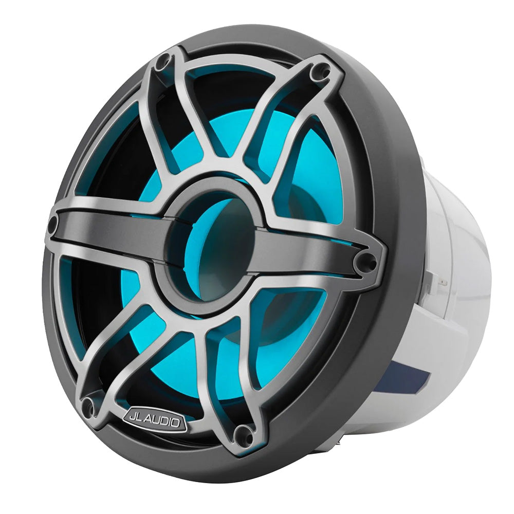 JL Audio M6 8" Marine Subwoofer w/Titanium Sport Grille Transflective LED Lighting - M6-8IB-S-GmTi-i-4