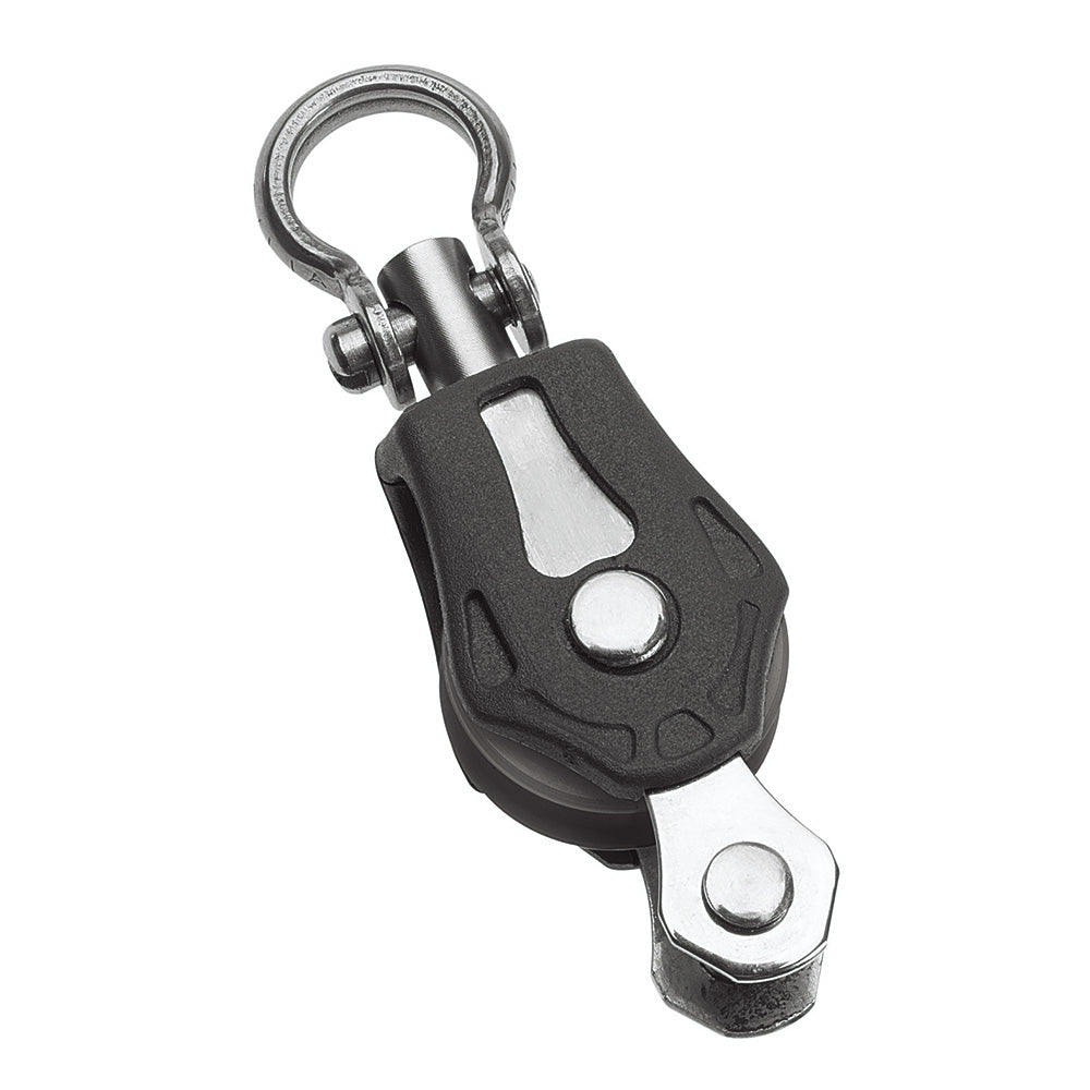 Barton Marine Size 0 20mm Plain Bearing Pulley Block Single Swivel Becket