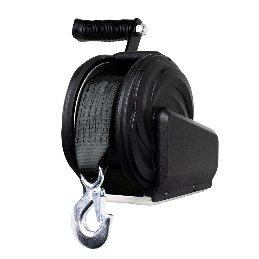 Powerwinch Select Series Winch 600lb, 8" Crank Arm - Carbon Black