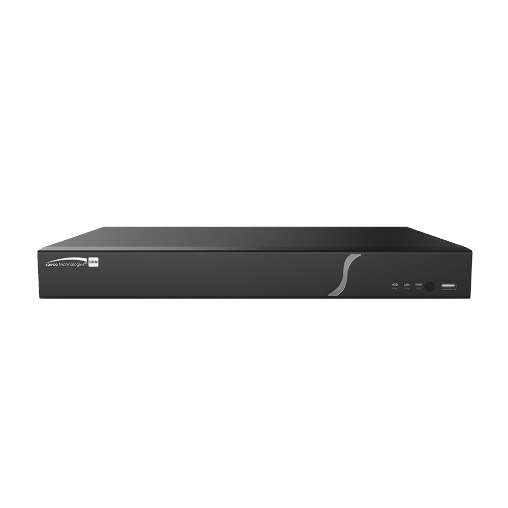 Speco 4-Channel 4K H.265 NVR w/POE 1 SATA - NDAA - 2TB