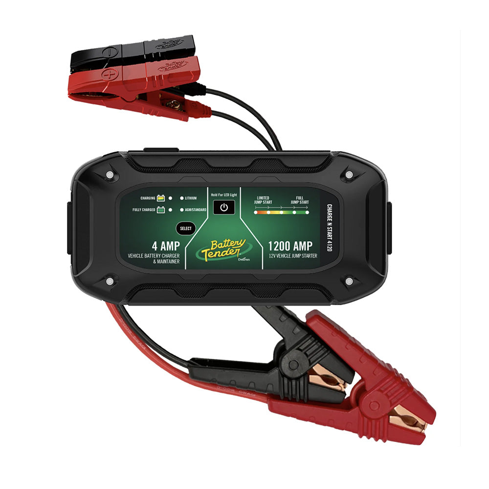 Battery Tender Charge N Start 4120 4 Amp Battery Charger 1200 Amp Jump Starter