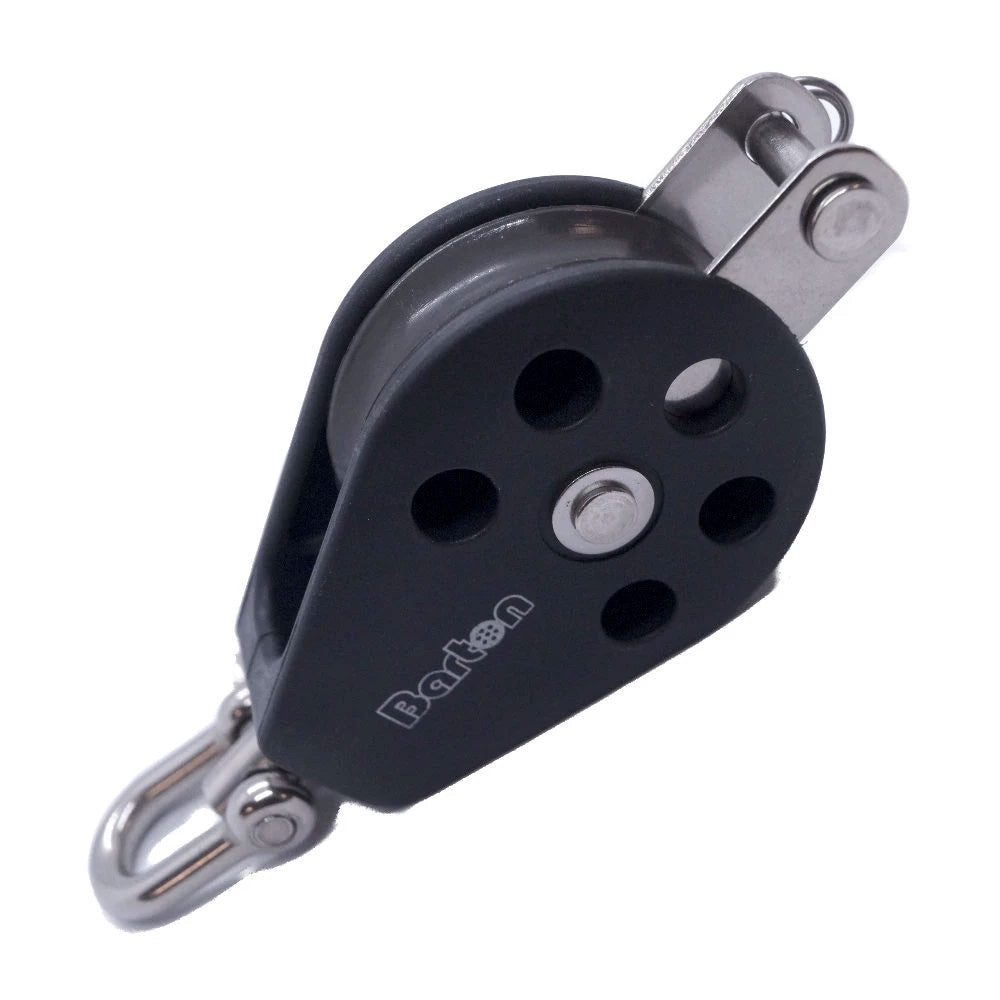 Barton Size 3 45mm Plain Bearing Pulley Block Single Swivel Becket