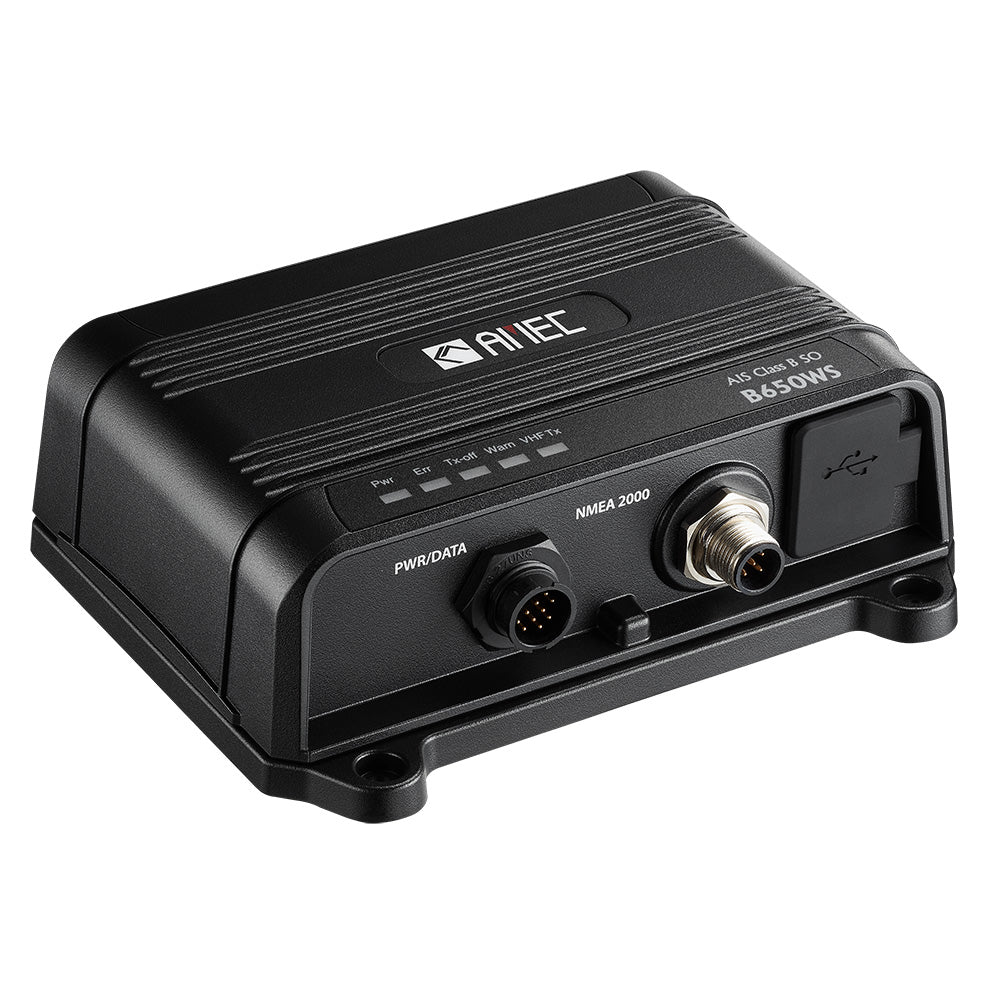 AMEC B650WS Class B AIS Transceiver w/WI-FI VHF Antenna Splitter - 5W-SOTDMA, NMEA 2000, NMEA 0183, USB