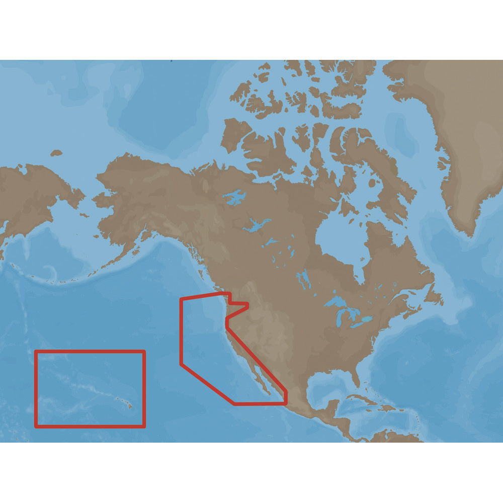 C-MAP MAX NA-M024 - U.S. West Coast & Hawaii - SD Card