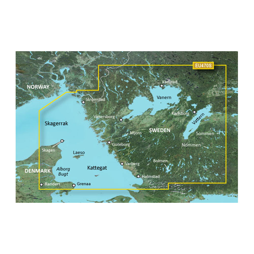 Garmin BlueChart g3 Vision HD - VEU470S - Stromstad to Halmstad - microSD/SD