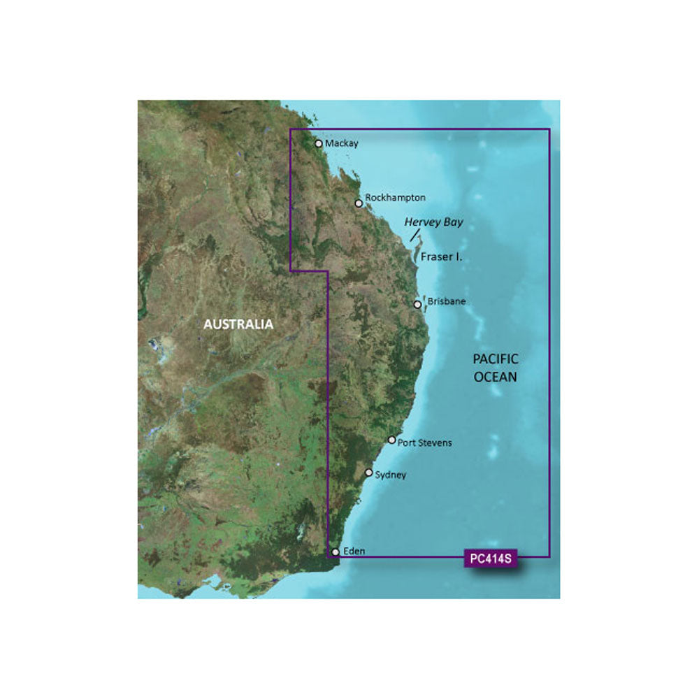 Garmin BlueChart g3 HD - HXPC414S - Mackay - Twofold Bay - microSD/SD
