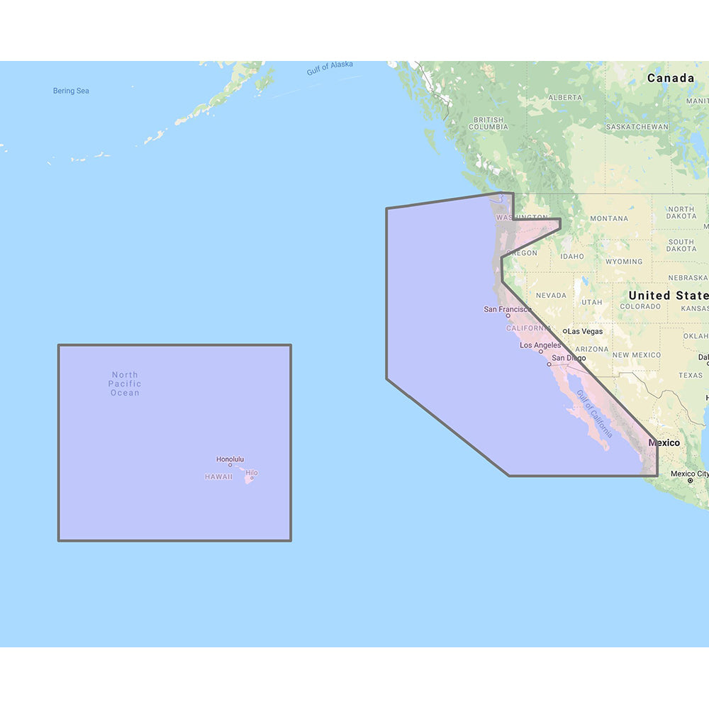 Furuno U.S. West Coast, Hawaii Baja Mexico - Vector Chart, Standard Resolution Satellite Photos f/Baja Mexico - Unlock Code