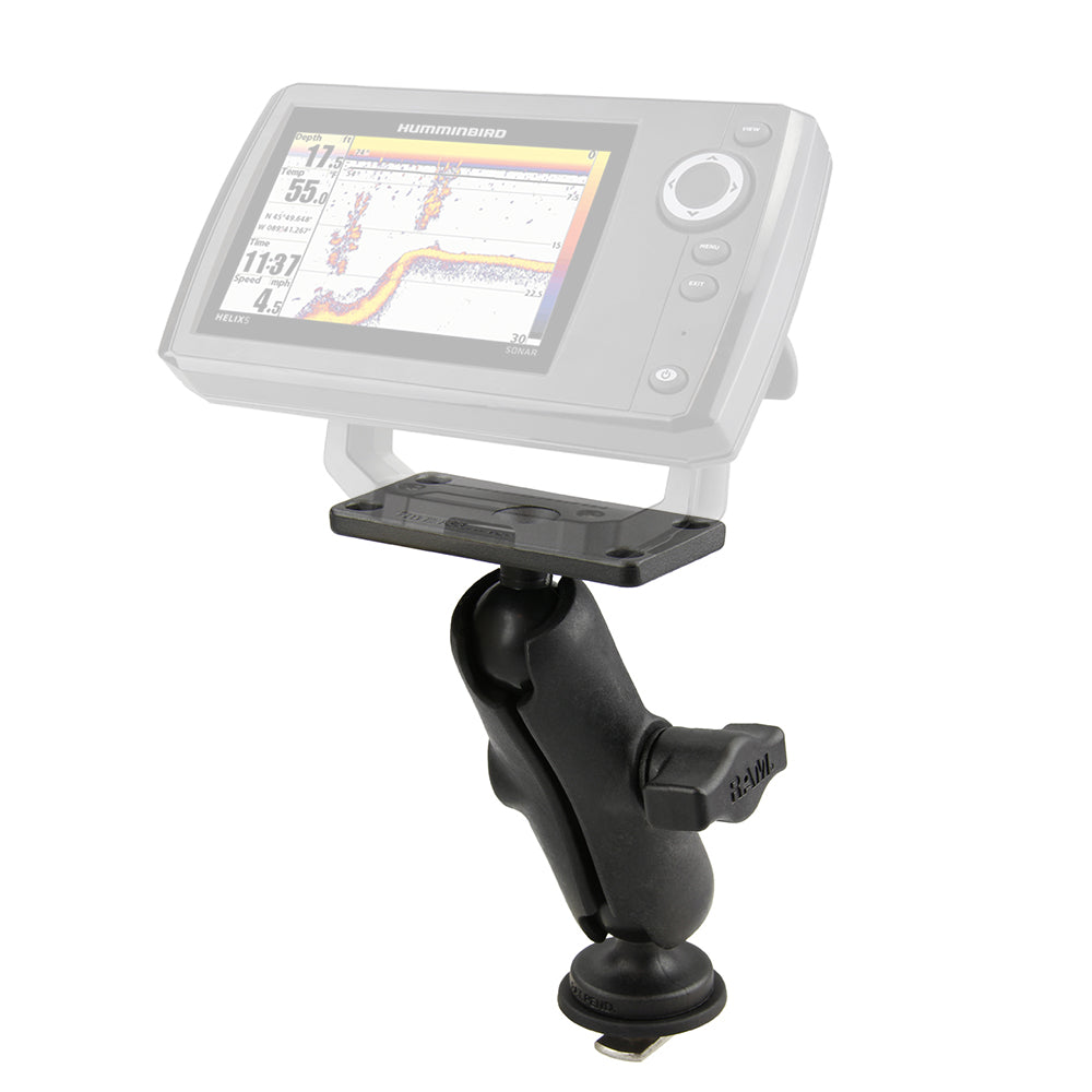 Ram Mount RAM 1" Ball Mount with Track Ball Base 1.5" x 3" Plate for the Humminbird Helix 5 ONLY