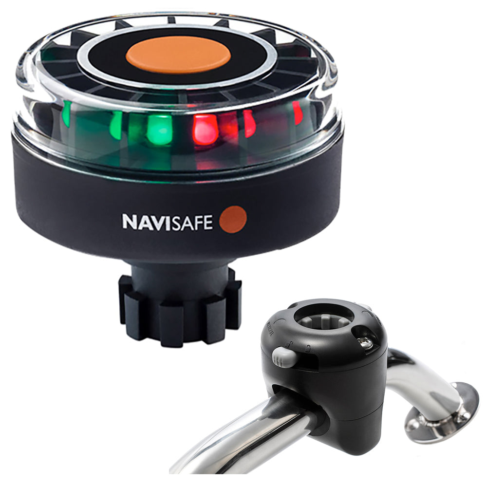 Navisafe Navilight Tricolor 2NM w/Navibolt Base Rail Mount - Black