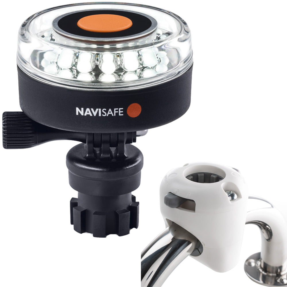 Navisafe Navilight 360 2NM White w/Navimount Base Rail Mount - White