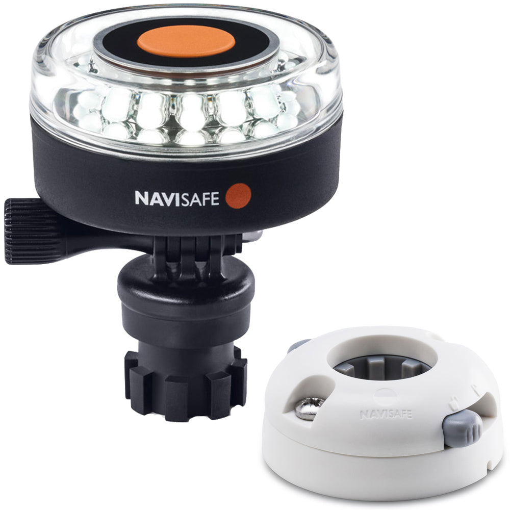 Navisafe Navilight 360 2NM White w/Navimount Base Horizontal Mount - White
