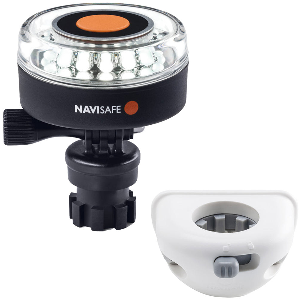 Navisafe Navilight 360 2NM White w/Navimount Base Vertical Mount - White