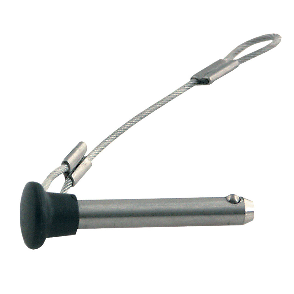 TACO Stainless Steel Pin Lanyard w/Plastic Knob