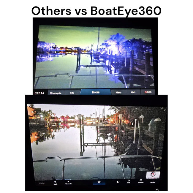 C-1080 Full Color Night Vision Boat Camera Digital HDMI 1080p + Analog - Stainless Steel 316L