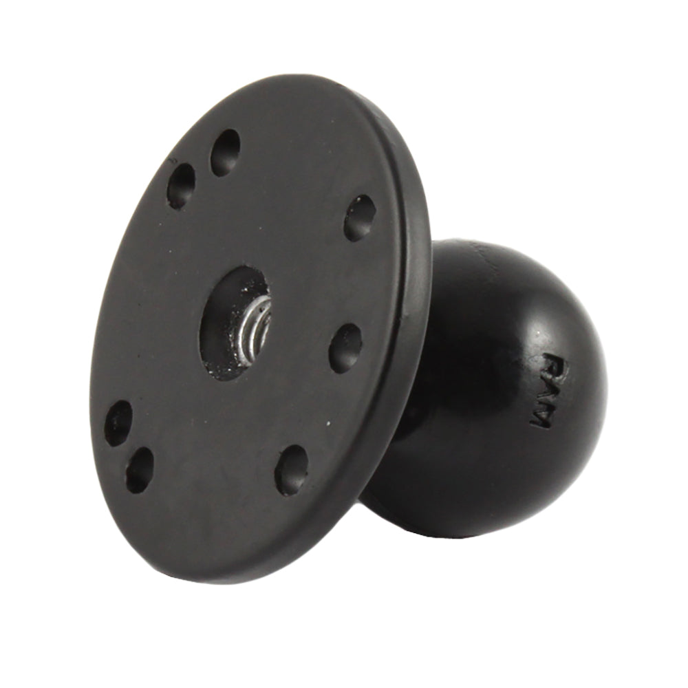 RAM Mount 2.5" Round Base w/3/8"-16 Female Threaded Hol 1.5" Ball