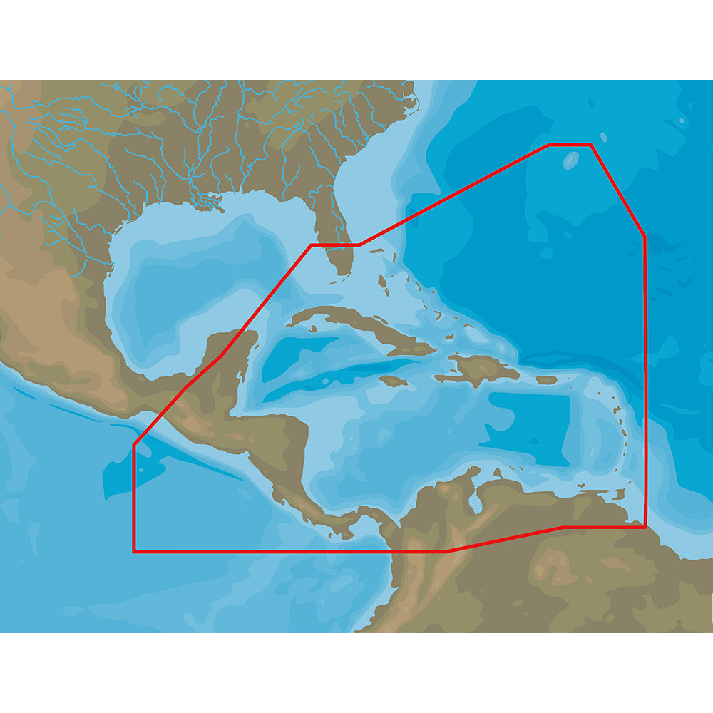 C-MAP 4D NA-D065 Caribbean Central America -microSD/SD