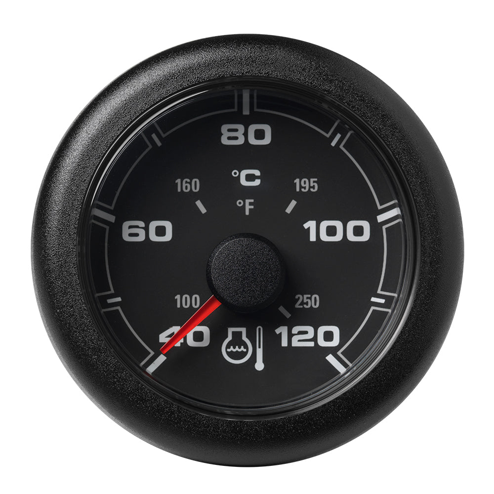 Veratron 52MM (2-1/16") OceanLink Temperature 120C/250F - Black Dial Bezel