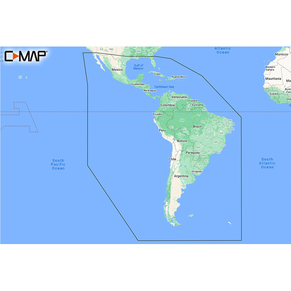 C-MAP M-SA-Y038-MS Discover South America Caribbean