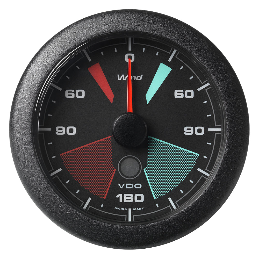 Veratron 3-3/8" (85MM) OceanLink Apparent/True Wind Angle Gauge - Black Dial Bezel