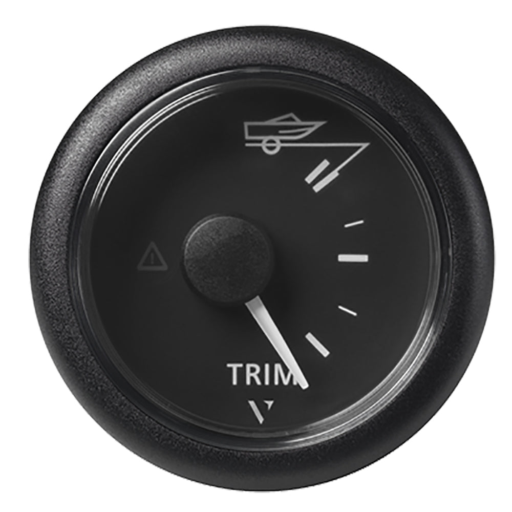 Veratron 52MM (2-1/16") ViewLine Trim Indicator Gauge Up/Down - Black Dial Round Bezel
