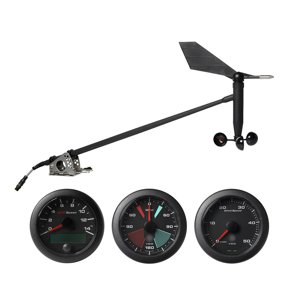 Veratron NMEA 2000 Sailing Kit w/OceanLink GPS Speedometer, Wind Sensor, Wind Angle Wind Speed Gauge