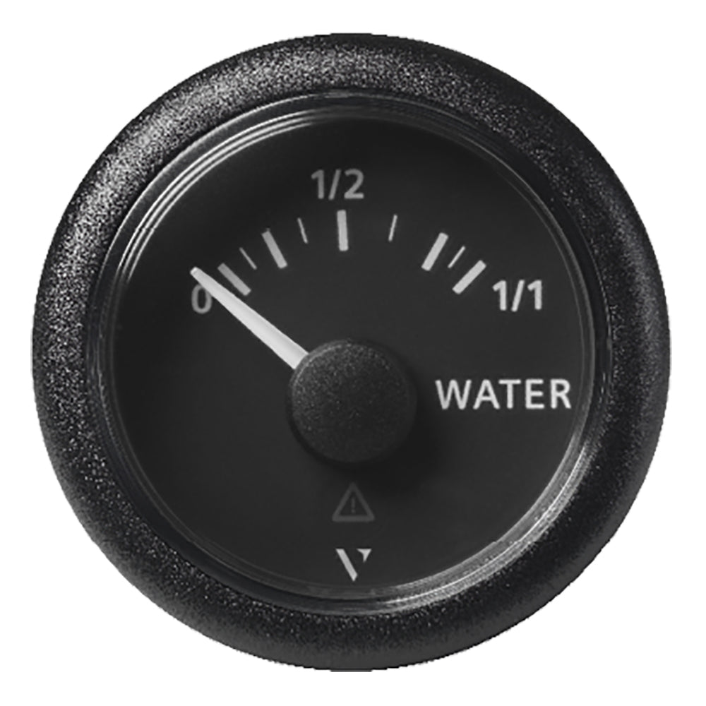 Veratron 52MM (2-1/16") ViewLine Fresh Water Resistive - 3 to180 OHM - Black Dial Round Bezel