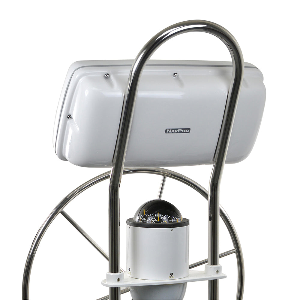 NavPod SystemPod Precut f/Simrad NSS12 evo3/BG Zeus3 12 2 Instruments (3.6 holes) f/12 Wide Guard