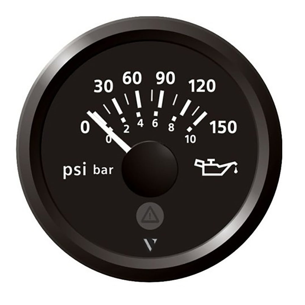 Veratron 52mm (2-1/16") Viewline Engine Oil Pressure 150 PSI - Black Dial Bezel