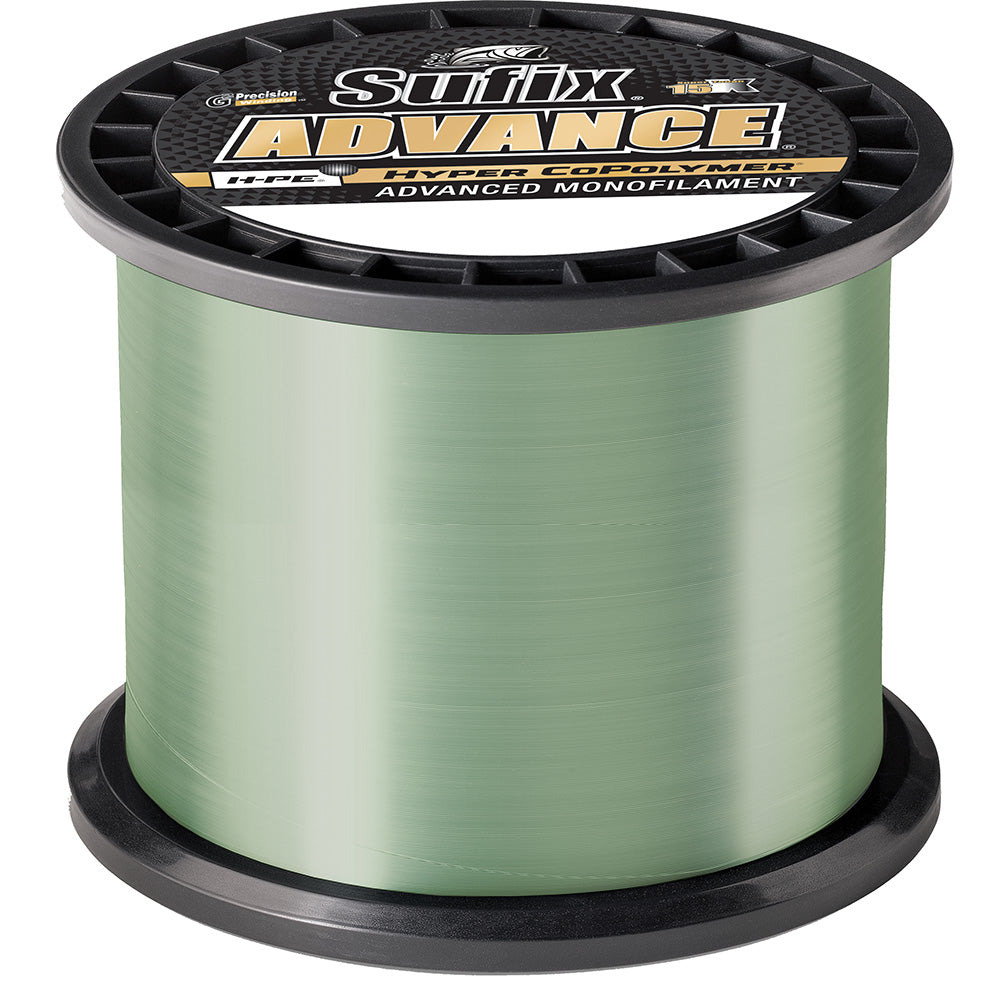 Sufix Advance Monofilament - 10lb - Low-Vis Green - 1200 yds