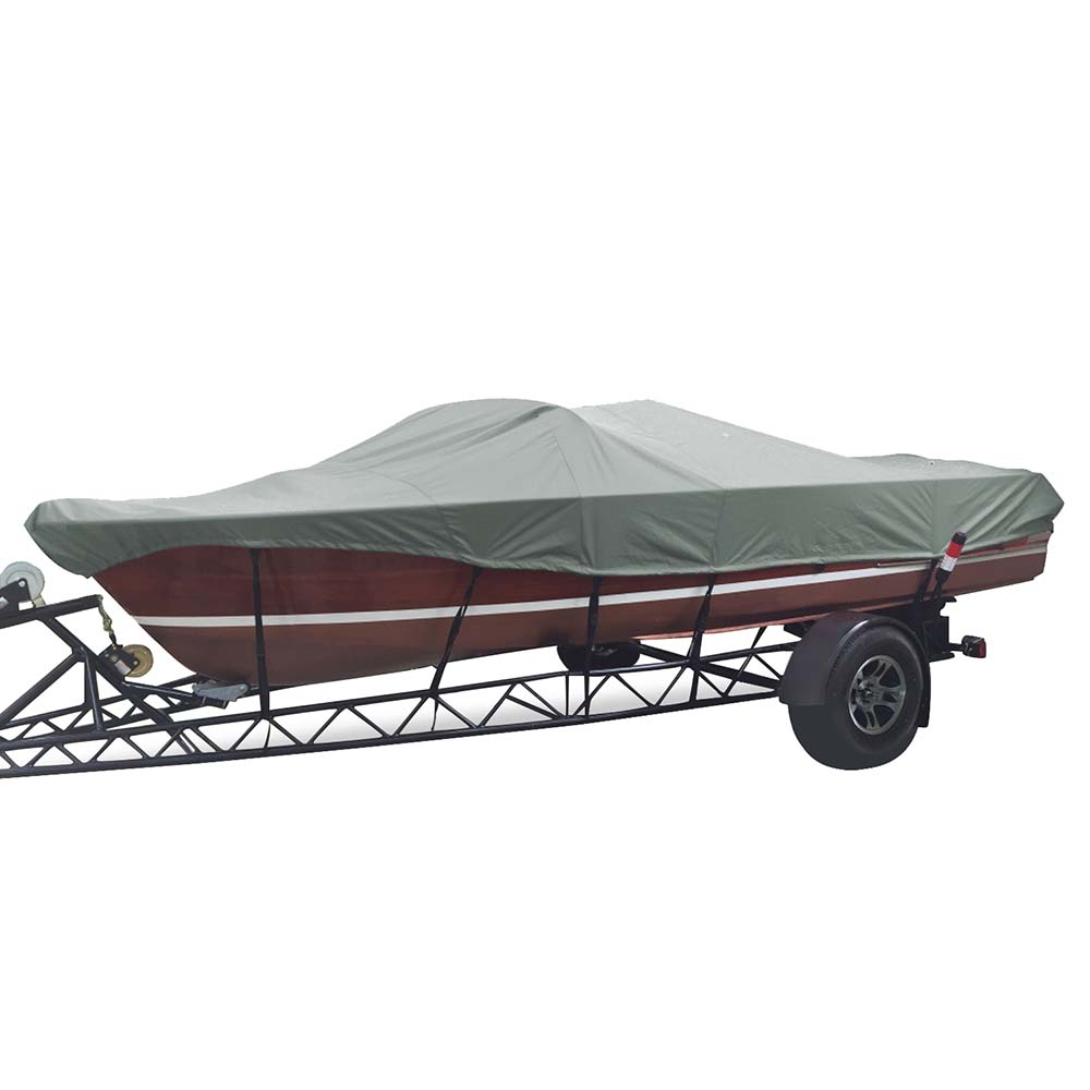Carver Sun-DURA Styled-to-Fit Boat Cover f/22.5 Tournament Ski Boats - Grey