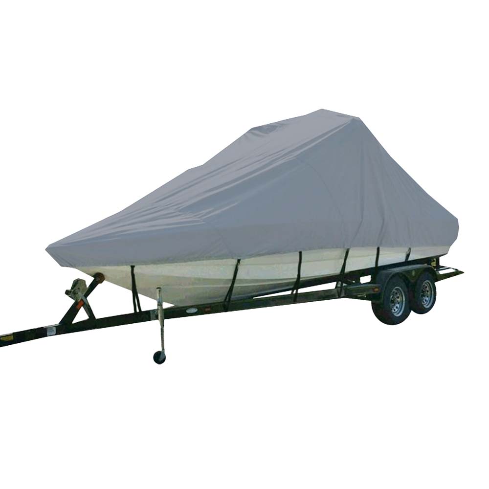 Carver Sun-DURA Specialty Boat Cover f/23.5 Inboard Tournament Ski Boats w/Tower Swim Platform - Grey