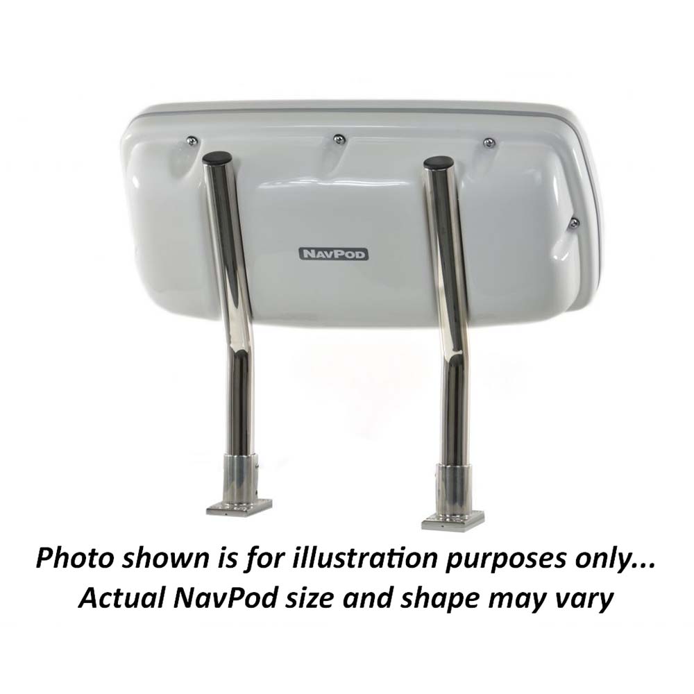 NavPod SystemPod Pre-Cut f/Garmin GPSMAP 923, 923xsv, 943 943xsv on Right 2 Instruments (3.6 holes) f/9.5 Wide Guard