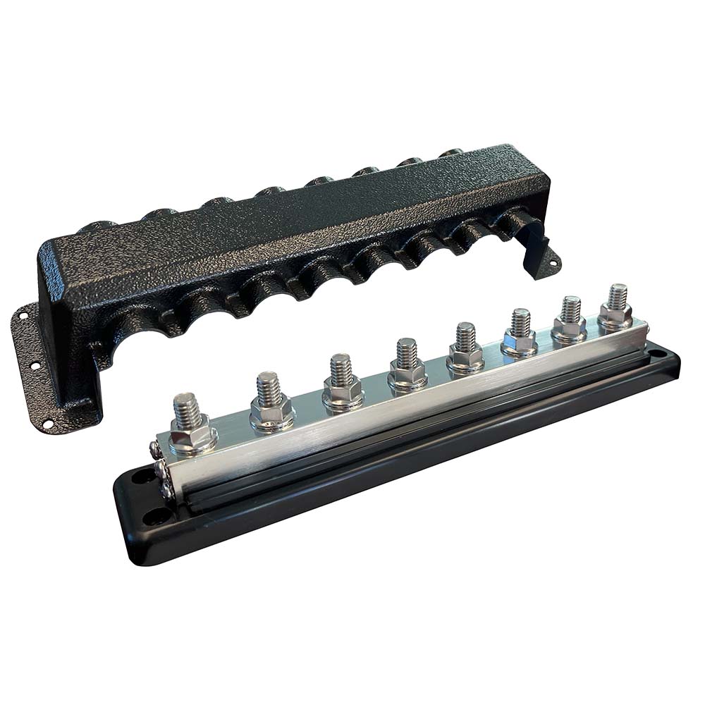 Victron Busbar 600A 8P Cover 8X 3/8" Plus 8X M8 Terminals