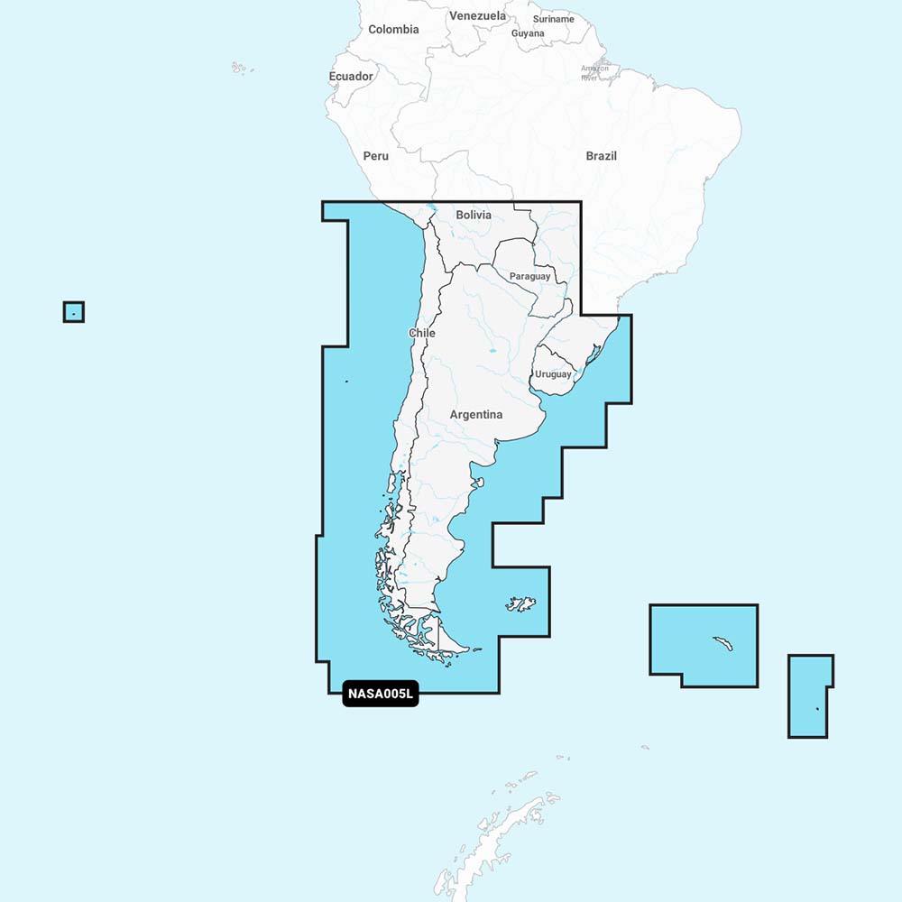 Navionics NASA005L - Chile, Argentina Easter Island - Navionics+