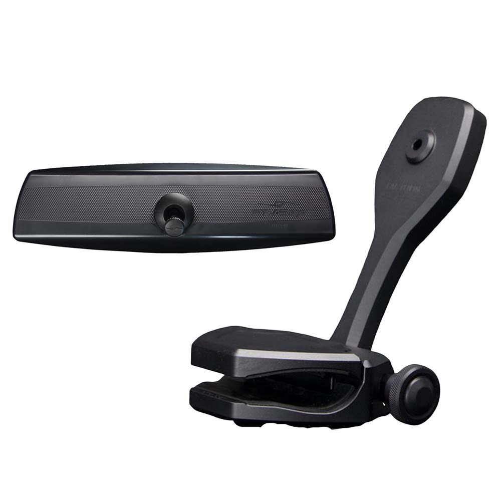 PTM Watersports Mirror/Bracket Kit with VR-140 PRO Mirror ZXR-320 (Black)