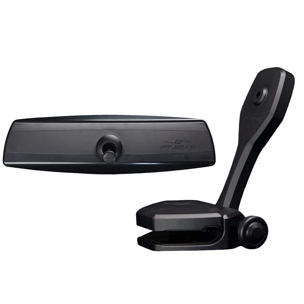 PTM Watersports Mirror/Bracket Kit w/VR-140 PRO Mirror ZXR-360 (Black)