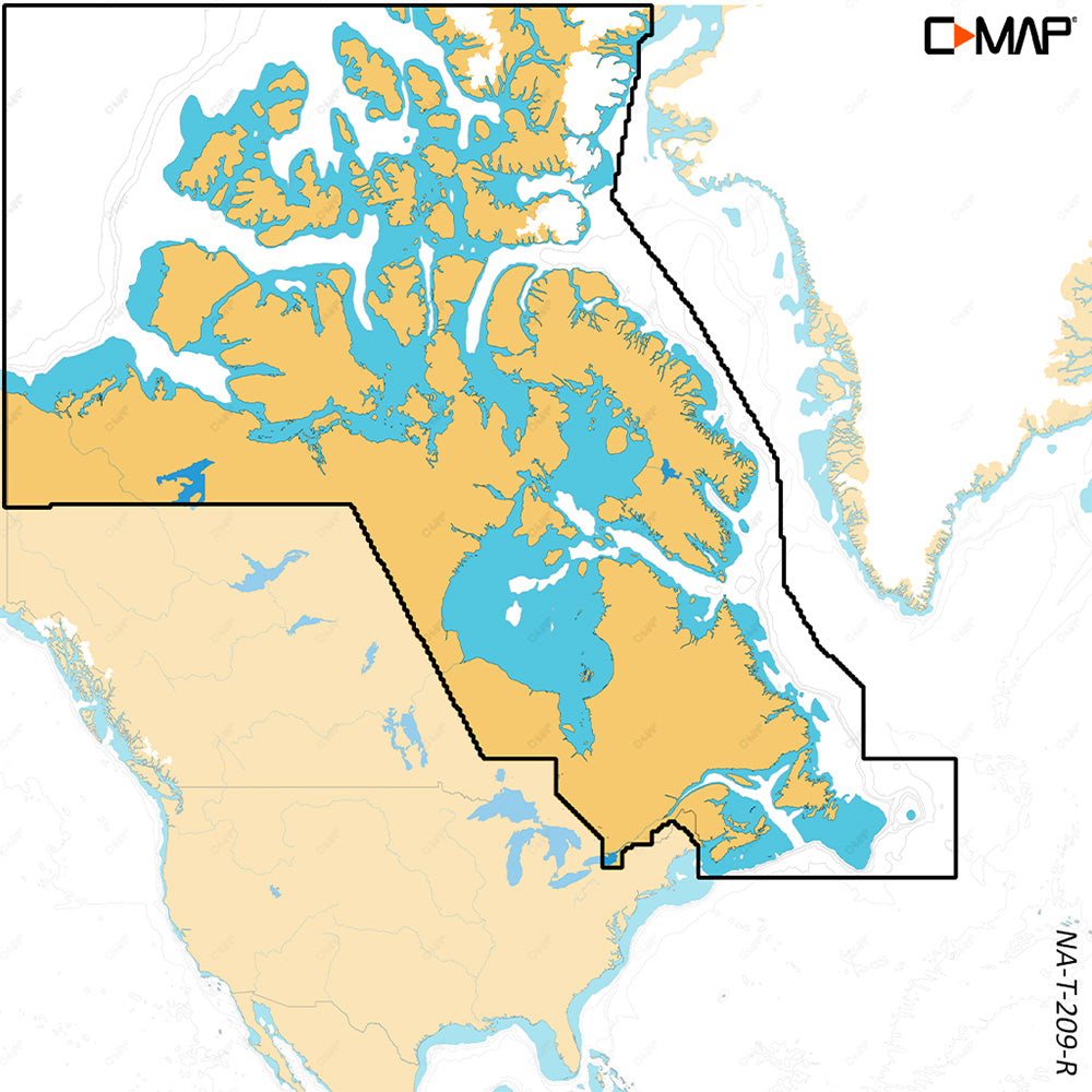 C-MAP REVEAL X - Canada North East