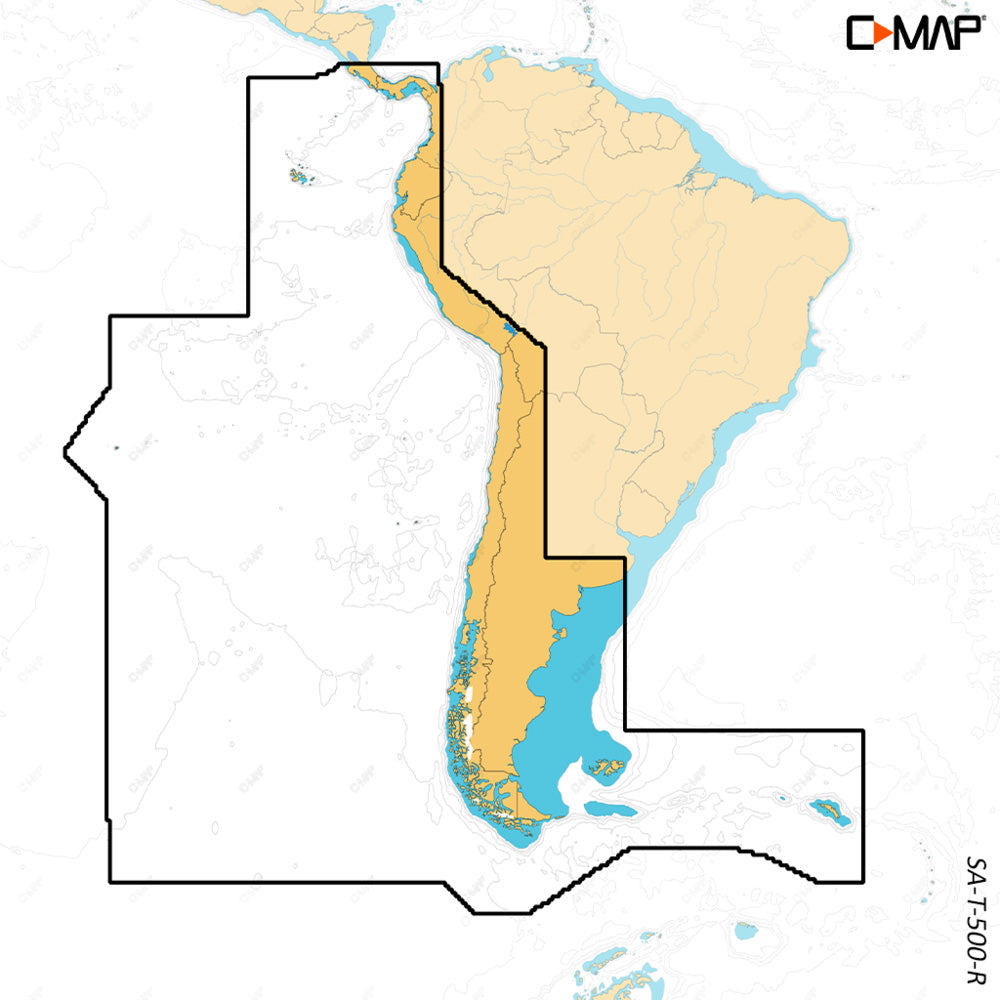 C-MAP REVEAL X - Costa Rica Chile Falklands