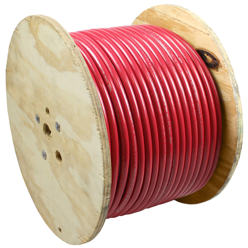 Pacer Red 1 AWG Battery Cable - 500