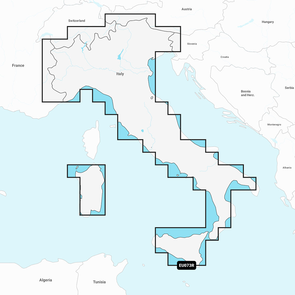 Garmin Navionics+ NSEU073R - Italy Lakes Rivers - Marine Chart