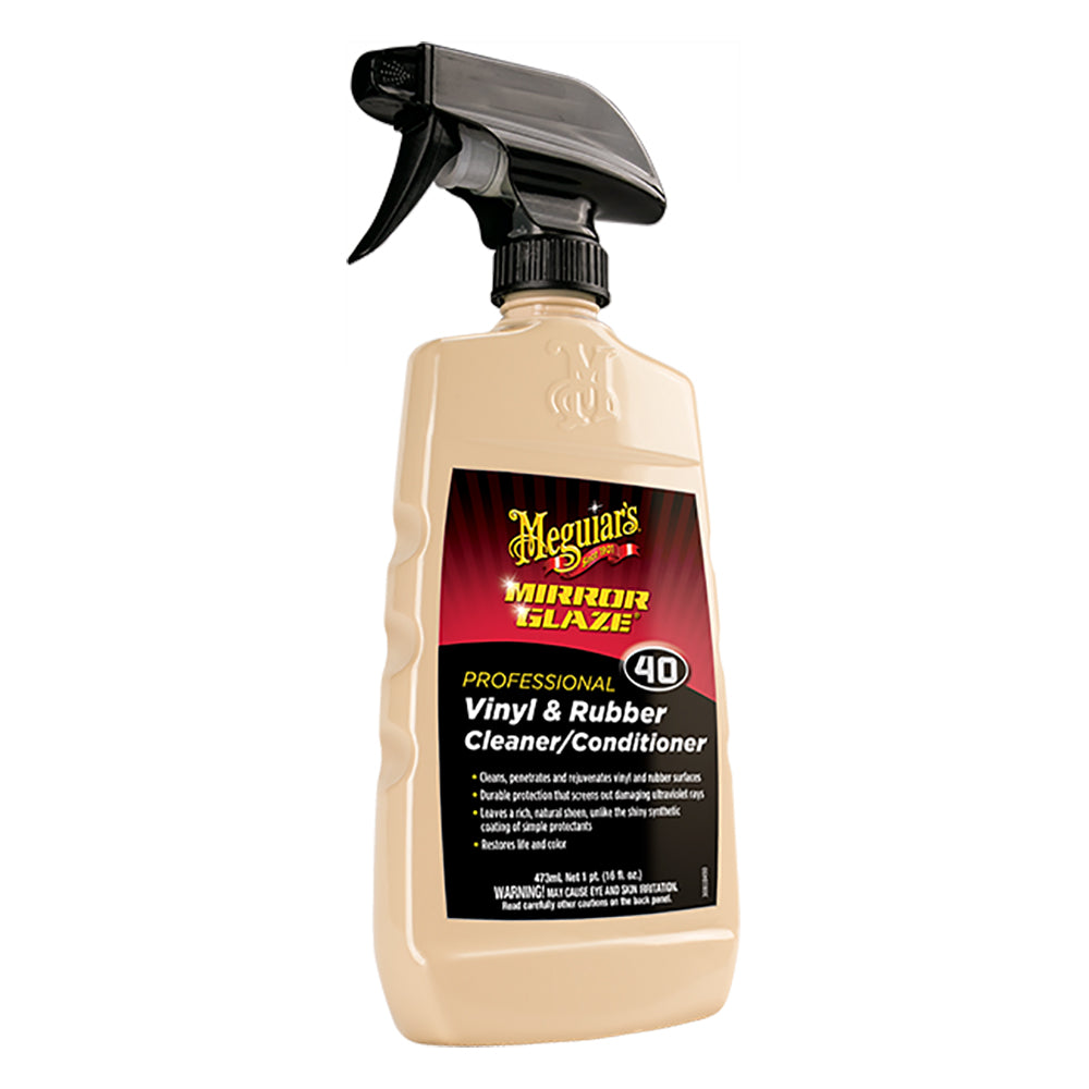 Meguiars M40 Mirror Glaze Vinyl Rubber Cleaner Conditioner - 16oz