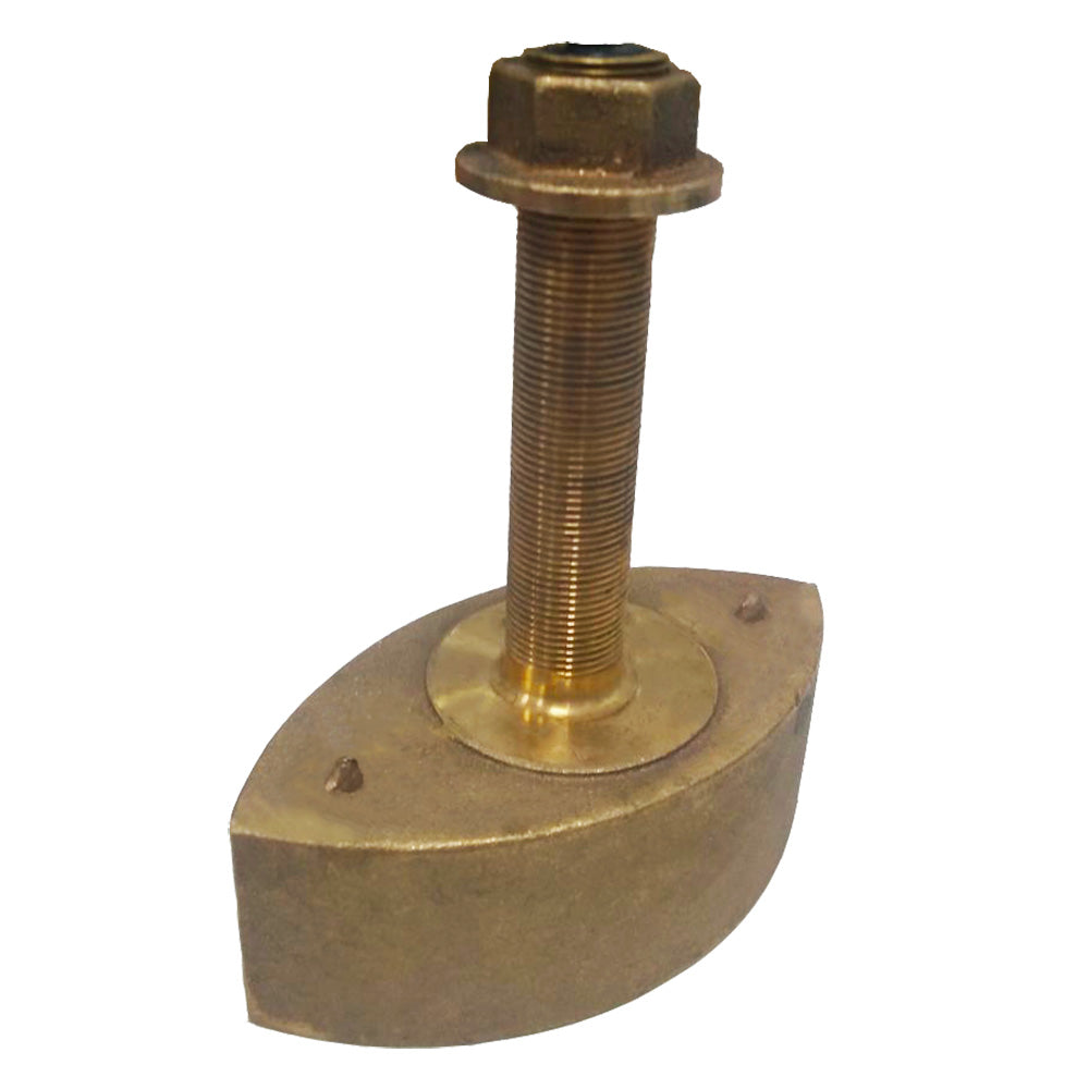 Echonautics Bronze Stem Thru-Hull High-Frequency CHIRP Transducer - 1kW 130 - 210kHz
