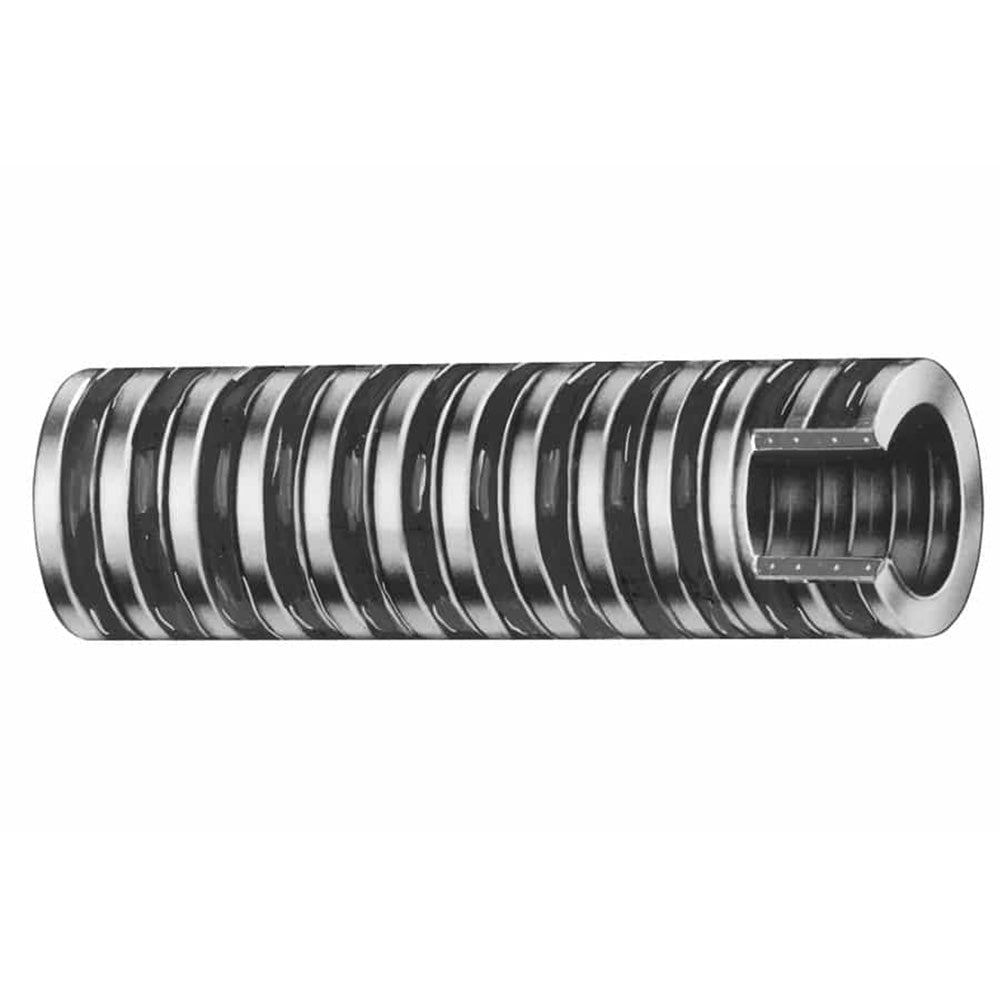 Trident Marine 1-1/8" x 50 Heavy Duty PVC Bilge Livewell Hose (FDA) - Clear w/Black Helix